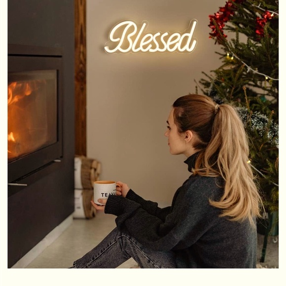 Blessed neon light. Brand new, still in box. Would make a great holiday gift. - Picture 1 of 6